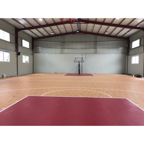 Sol en PVC de basket professionnel