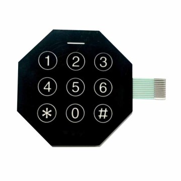 ITO circuit membrane switch capacitive keypad button