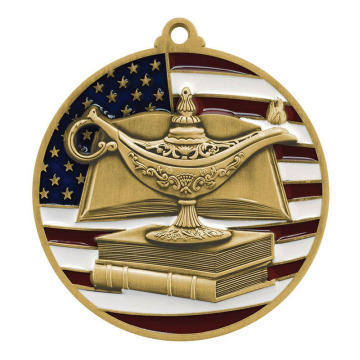 Gold Knowledge Academic Die Cast Medal​