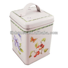 rectangular laundry powder tin box
