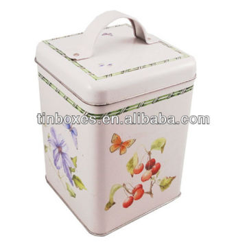 rectangular laundry powder tin box