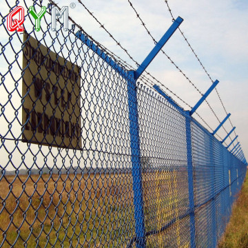 Welded Wire Mesh Airport Fence with Razor Barbed Wire