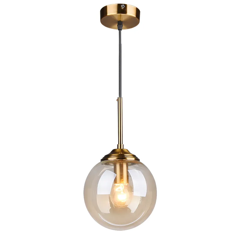 Home Lighting Indoor E27 Classic Glass Bubble Ball LED Ceiling Pendant Lamp