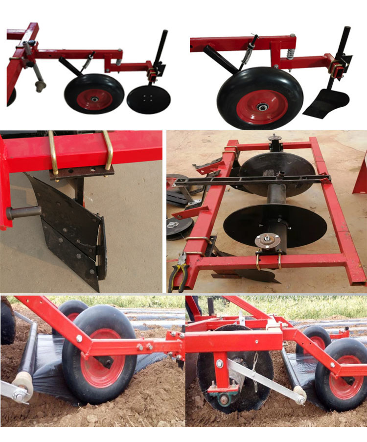 Multi ridger with mulching /fertilizer applicator with ridger / potato ridger furrower tractor ridger