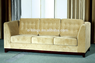 star hotel lounge sofas/ leather long sofas/ European classic living room sofas