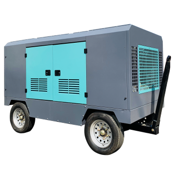 Industry diesel screw mobile air compressor