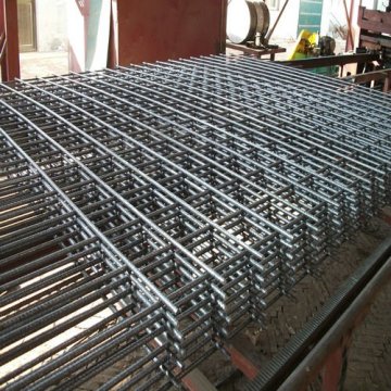 ribbed bar weded mesh panel