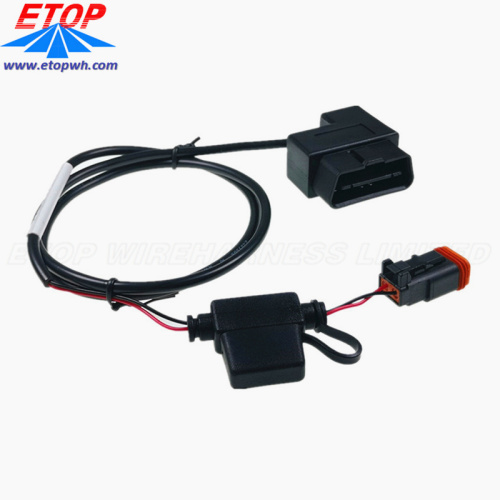 90 Degree J1962 OBD με καλώδιο θήκης ασφαλειών