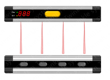 Electronic shelf label system PVR array light