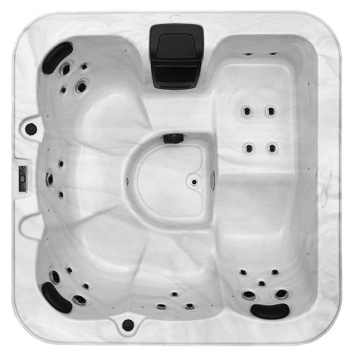 Deep Hot Tubs For Exercise Deluxe 6 Person Hot Tub with Deep Seats