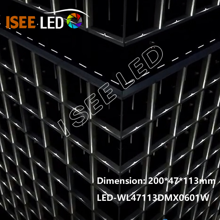 180 graders Veiwing DMX RGB Window Lights