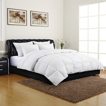 Luxury White Down Comforter 100% Cotton