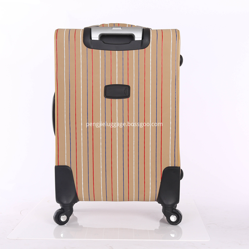 tartan design luggage