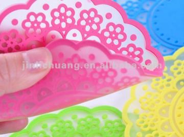 hot sale "Eco-Friendly Silicone Cup Mat/Coaster
