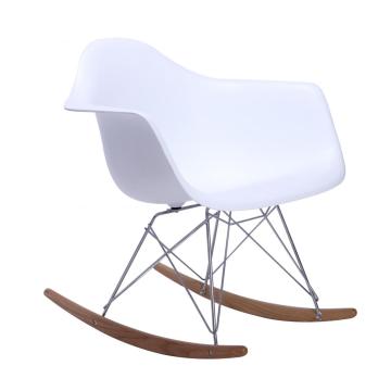 Chaise réplique à bascule en plastique Eames RAR