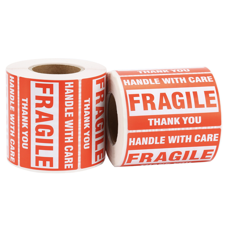 Custom Fragile Printed Labels