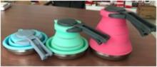 1.5L Foldable Solid Color Silicone Kettle