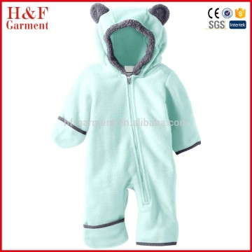 China manufacturer baby boys polar fleece coverall newborn baby jumpsuit