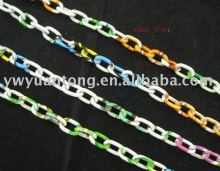 green white pink color painted color necklace chain 11.7mm link length