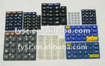 silicone calculator button keypad
