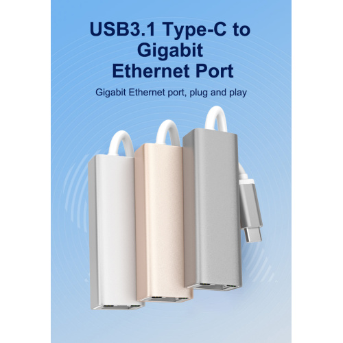 USB C to Ethernet Adapter RJ45 1000Mbps Lan