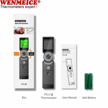 Thermomètre à viande à lecture instantanée pliable numérique étanche