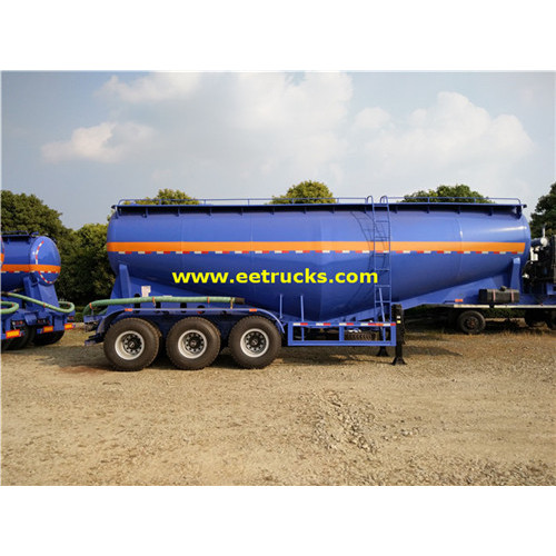 3 Eixo 35-60cbm Bulk Powder Tank Trailers