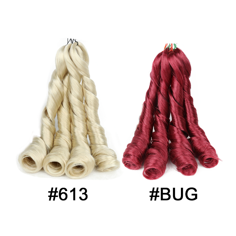Julianna Pony Style  80G 100G Braids For African Hair 24 Inch Spanish Wavy Braiding Hair Spiral Curly Hair Braid