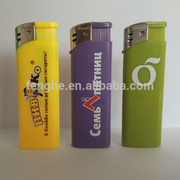 best selling electric lighter butane gas lighter FH-809S with printing