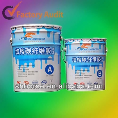 Horse Carbon Fiber Fabric Epoxy Resin Adhesive / Glue