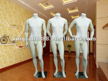 headless male stand fashion manikins