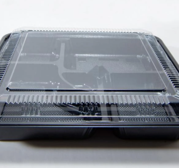 Plastic disposable lunch box