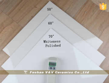 60 Degree Super White Floor Tile, Full Body Polished White Tiles,800x800mm Super White ceramic tile