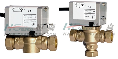 Df-03 Detach Motorized/Motorised Valve, Spring Reture, Zone Valve for Central Heating