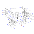 Enlace de excavadora Komatsu PC200 205-70-73130 Enlace 20y-70-33111