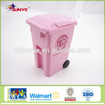 Ningbo junye plastic mini promotional custom design trash can