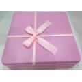 Pink Square Chocolate Metal Tin Box