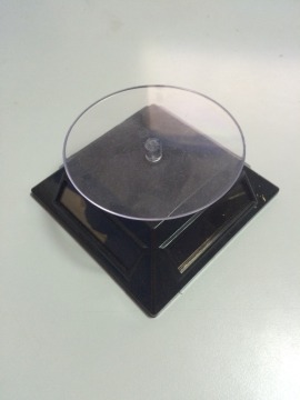 solar power pocket rotary display turntable