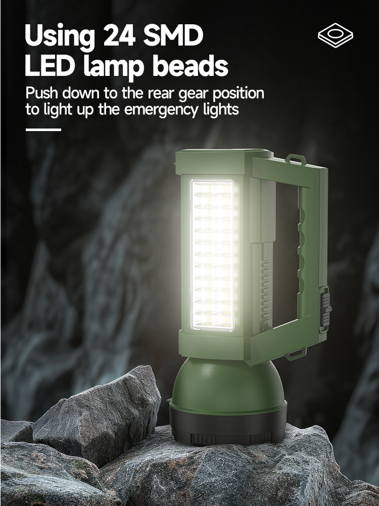 Portable LED Rechargeable Searchlight with SMD Side Light-7325-detail-4 Portable LED Rechargeable Searchlight with SMD Side Light-7325-detail-4