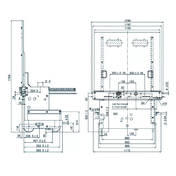 ZN85-40.5 36kV 40.5kV Assembly Component Handcart draw-out type High Voltage Indoor Vacuum Circuit Breaker