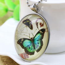 Colorful Millefiori Pendant In Stainless Steel