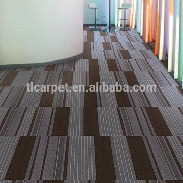 Stripe Design Carpet Tile For Office, carpet tiles high quality