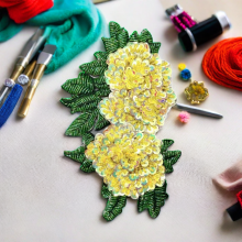 Wholesale Custom Sequin Patches, Beaded Sequin Iron-On Patches & Embroidered Flower Patches