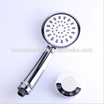 Waterproof bluetooth music hand shower with hands-free
