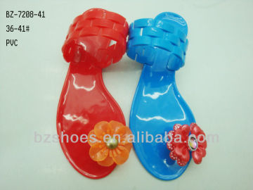 2013 new fashion sandal PVC jelly sandal cheap jelly sandal made in China