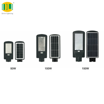 All-in-one LED Solar Street Light With Pole