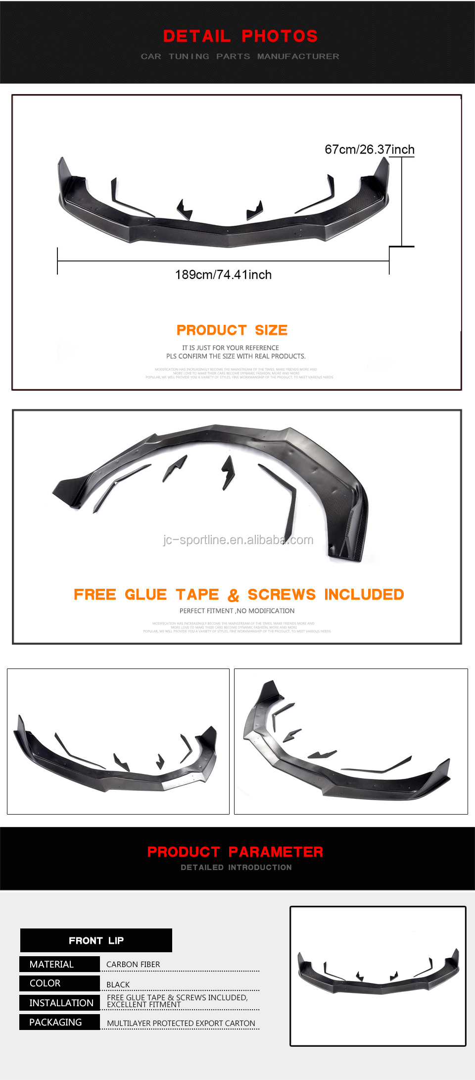 thumbnail image 2 of SS-Style Carbon Look Air Duct For Chevy Silverado 1500 – Front Bumper Caliper Covers (2pc) 2 of 3