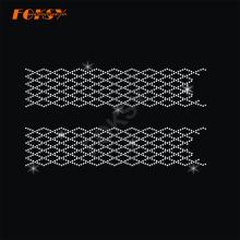 Crystal Rhinestone Hot Fix Cheer Bow Rhinestone Designs