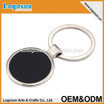 Promotional metal blank round keyrings wholesale