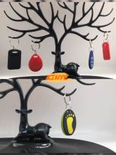 Printable Waterproof Keychain RFID Contactless Keyfob Tag